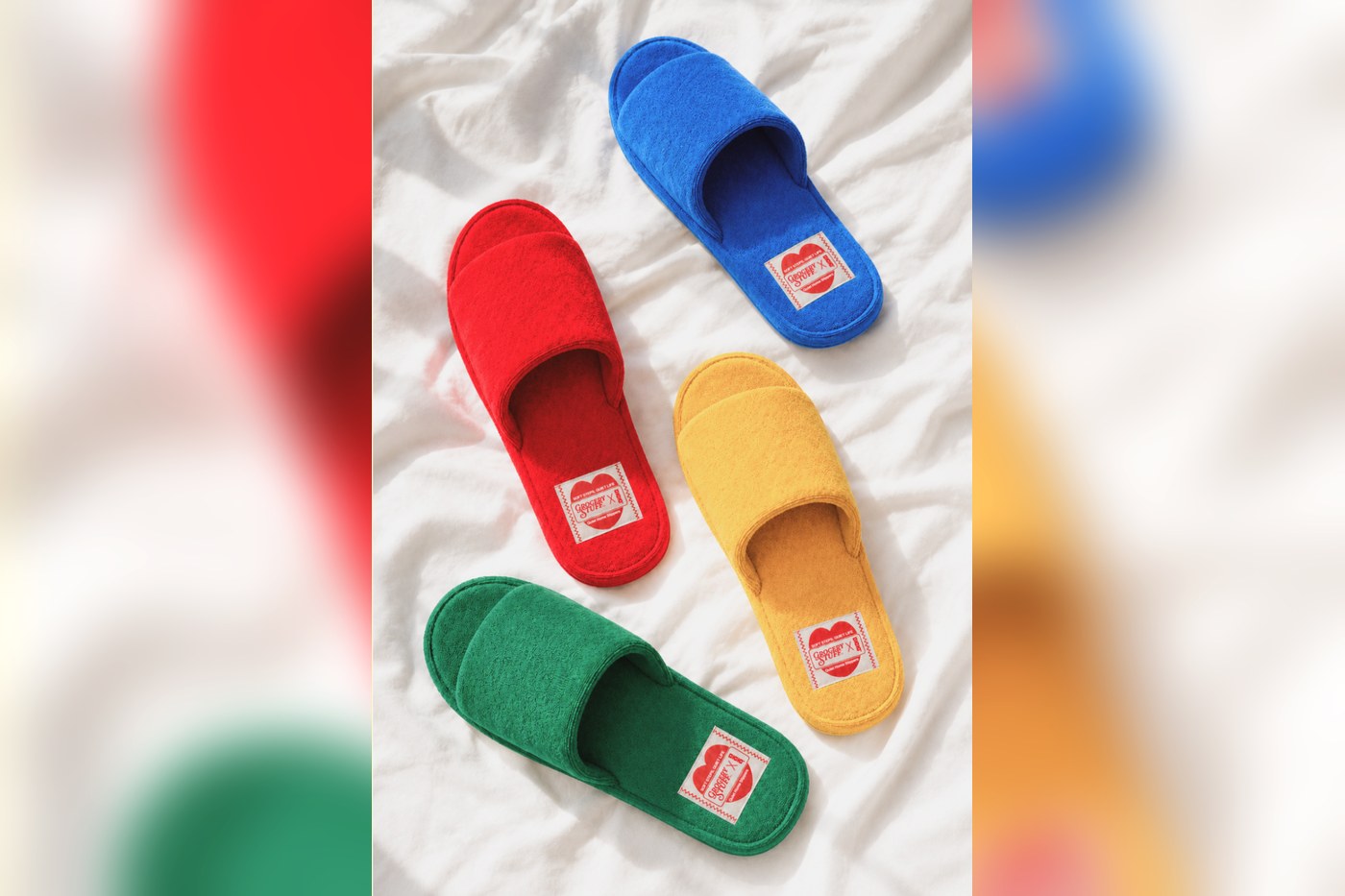 그로서리스터프 x 뭄뭄 VIVID ROOM SLIPPERS 4색 컬러웨이